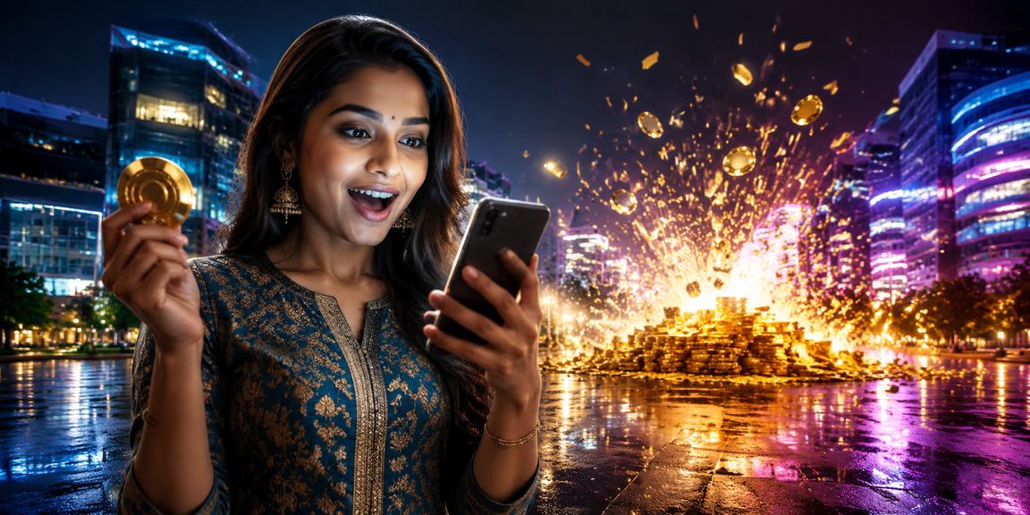 VIP player enjoying casino games on mobile in India
